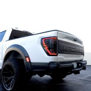 Ford F150 & Raptor 21-23 (Replaces Oem Led Style Tail Lights W/ Blind Spot Warning System) Oled Tail Lights - Smoked Lens - Image 4