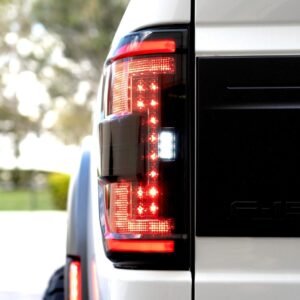 Ford F150 & Raptor 21-23 (Replaces Oem Led Style Tail Lights W/ Blind Spot Warning System) Oled Tail Lights - Red Smoked Lens - Image 6