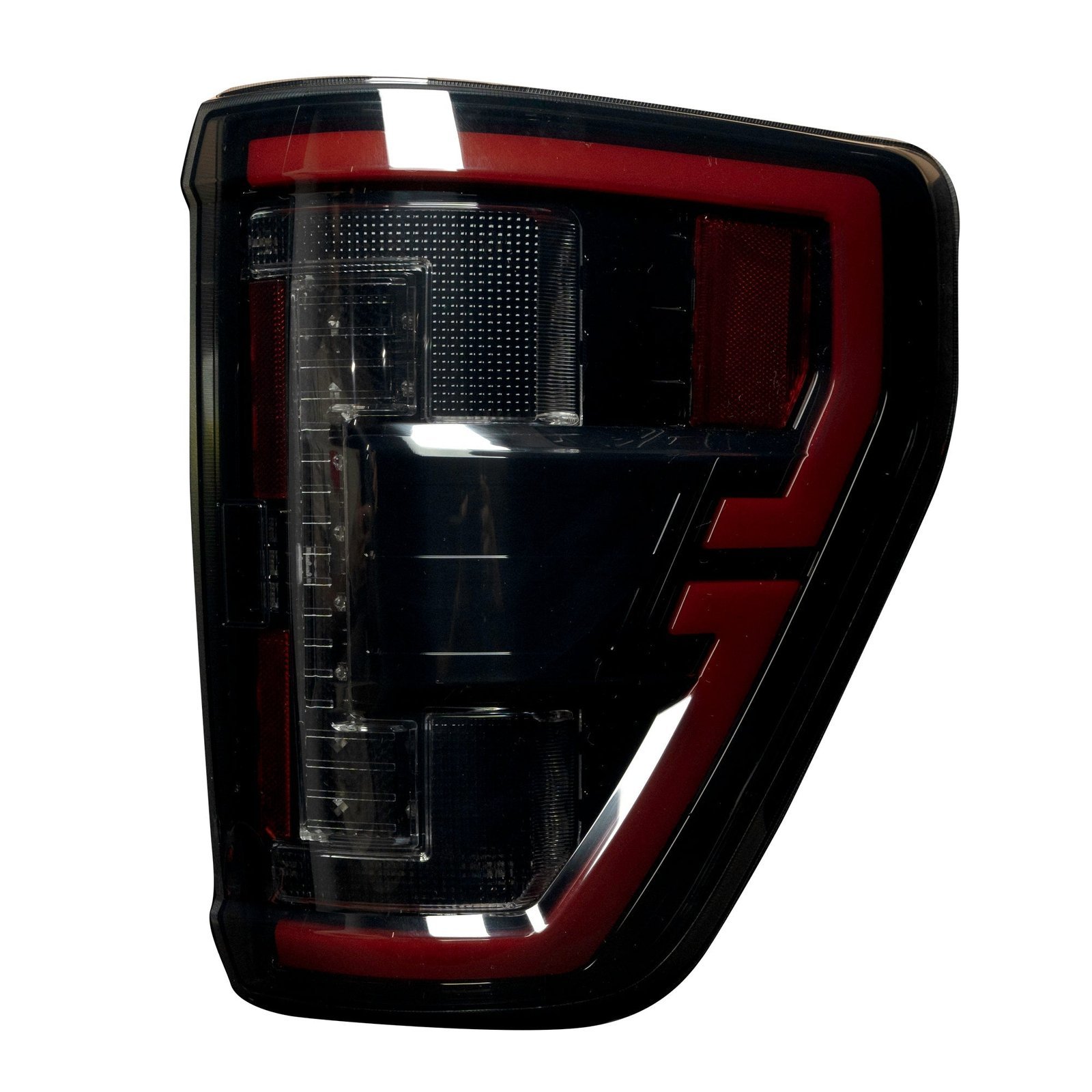 Ford F150 & Raptor 21-23 (Replaces Oem Led Style Tail Lights W/ Blind Spot Warning System) Oled Tail Lights - Smoked Lens - Image 2