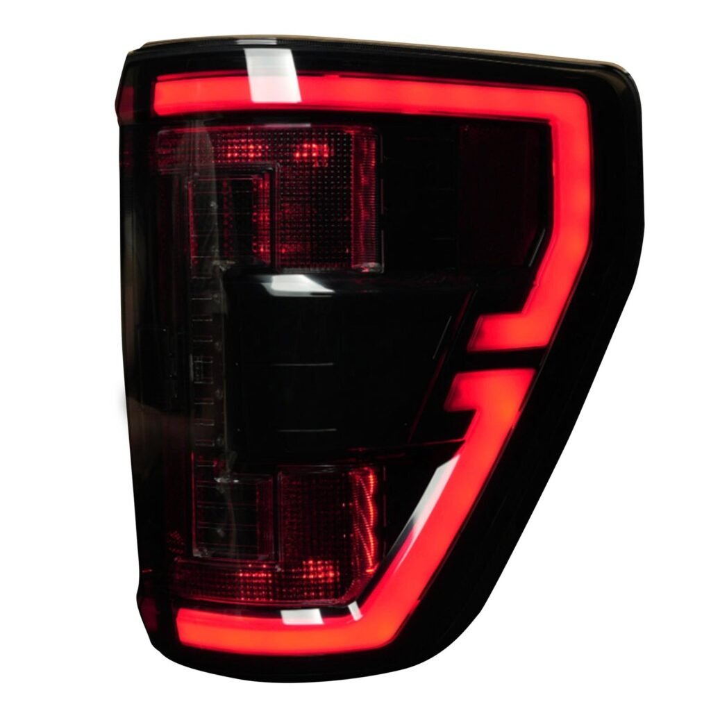 Ford F150 & Raptor 21-23 (Replaces Oem Led Style Tail Lights W/ Blind Spot Warning System) Oled Tail Lights - Smoked Lens