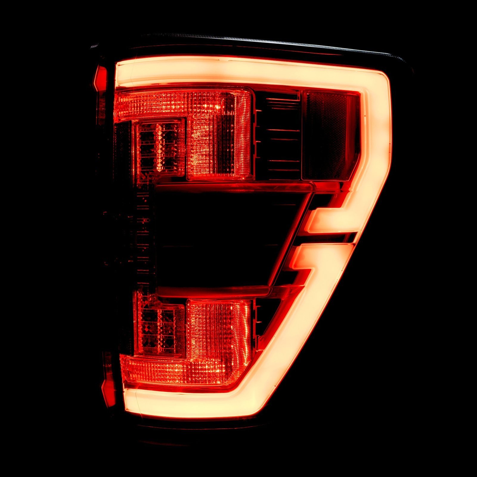 Ford F150 & Raptor 21-23 (Replaces Oem Led Style Tail Lights W/ Blind Spot Warning System) Oled Tail Lights - Clear Lens - Image 4