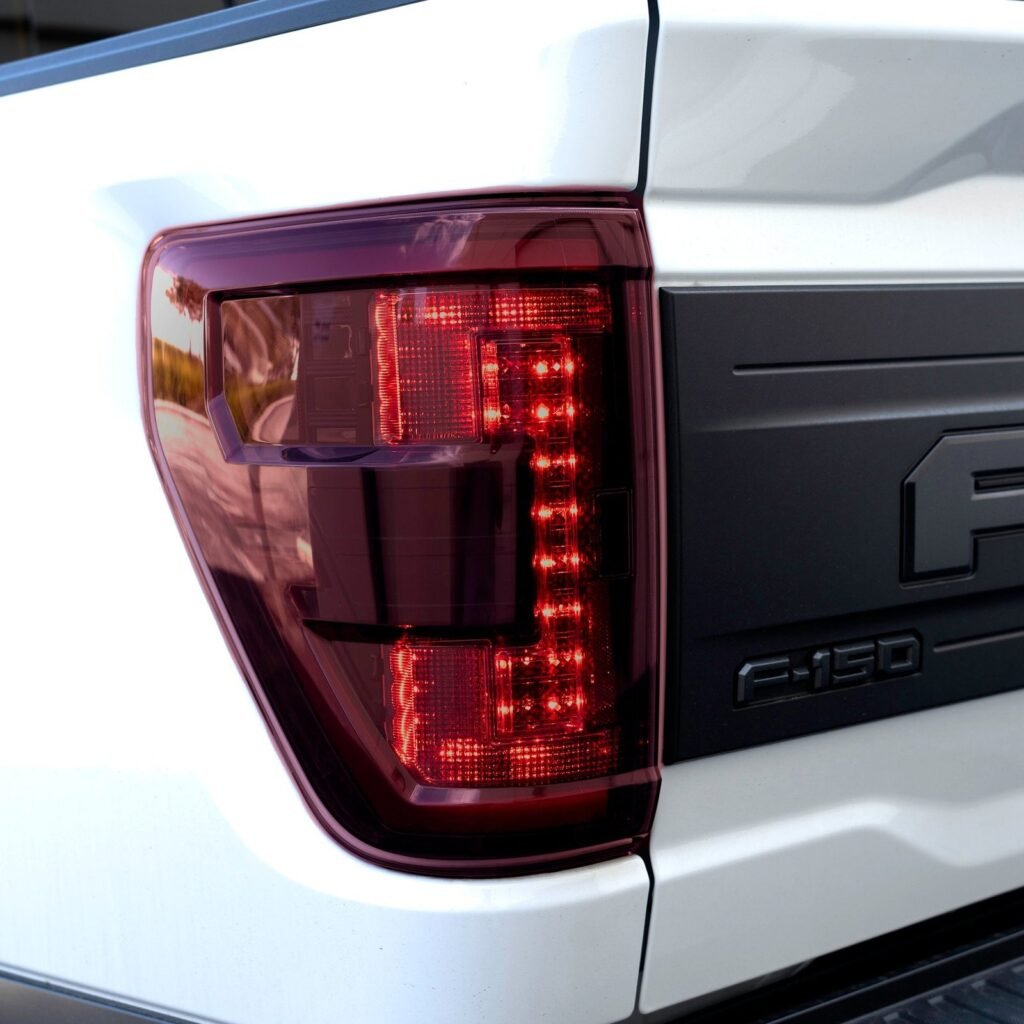 Ford F150 & Raptor 21-23 (Replaces OEM Led Style Tail Lights W/ Blind Spot Warning System) Oled Tail Lights - Red Lens