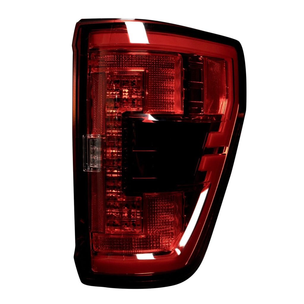 Ford F150 & Raptor 21-23 (Replaces OEM Led Style Tail Lights W/ Blind Spot Warning System) Oled Tail Lights - Red Lens