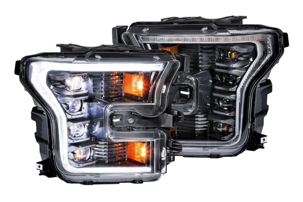 Ford F150 (15-17): XB Led Headlights (Pair / ASM / White DRL) (Gen 2)