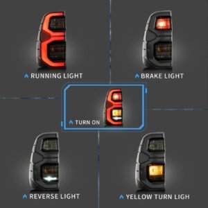 VLAND LED Tail Lights For Toyota Hilux 2015-2020 Rear Lamps - Image 3