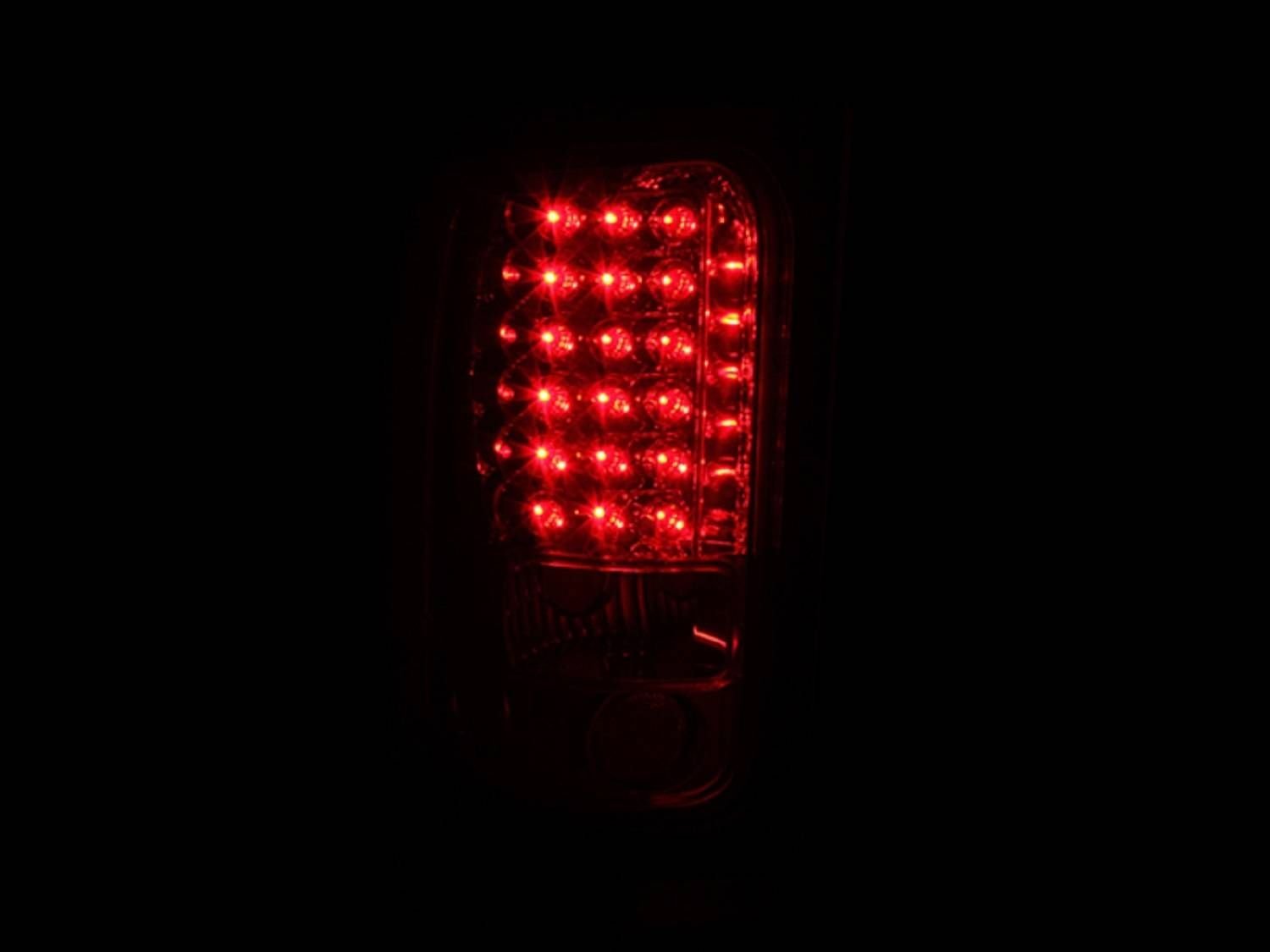 Dodge Ram 1500/2500/3500 94-01/ Ram Sport Model 94-98 LED Tail Lights Red Clear - Image 2