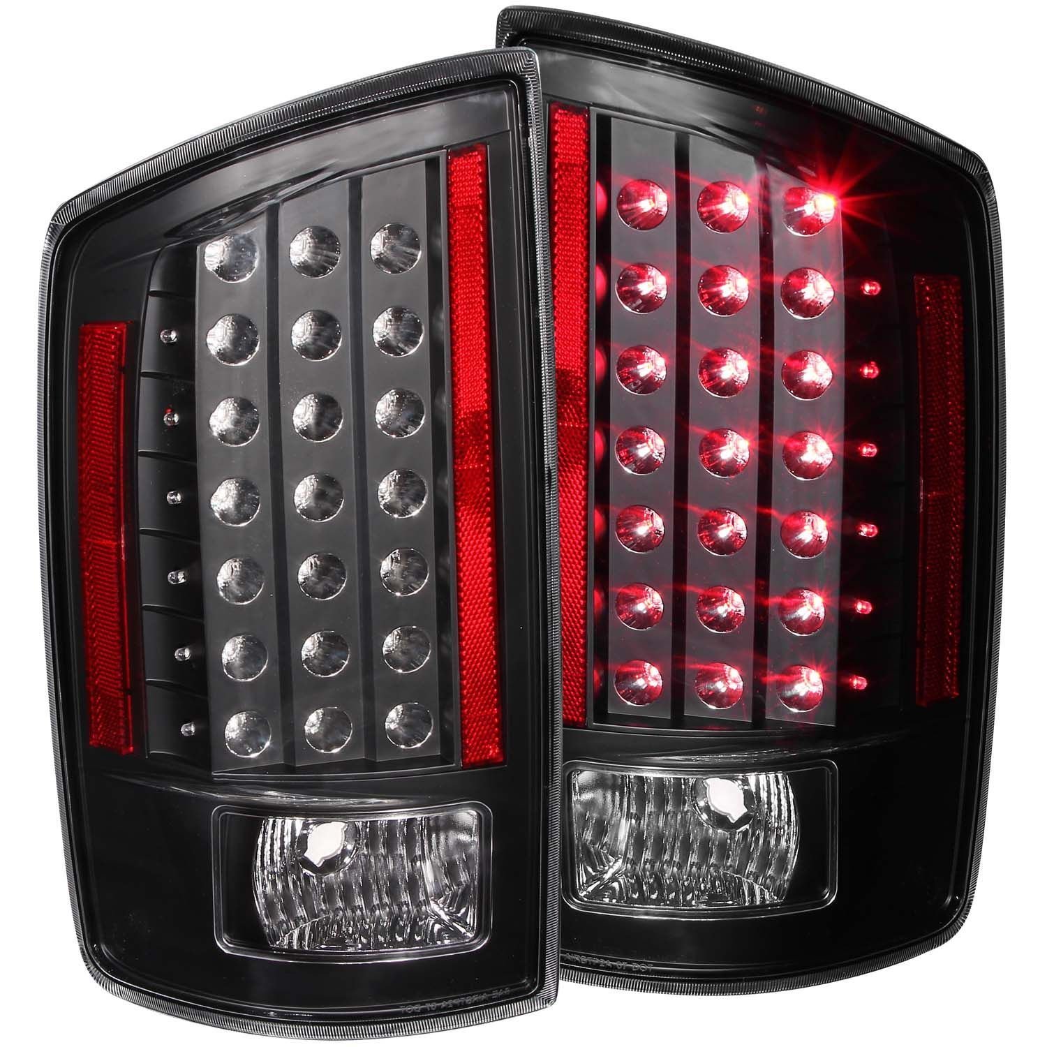 Dodge Ram 1500 06-08 / Ram 2500/3500 07-09 Led Tail Lights Black - Image 1