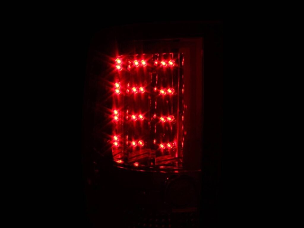 Dodge Ram 1500 09-18 / Ram 2500/3500 10-18 Led Tail Lights Clear Lens Black