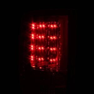 Dodge Ram 1500 09-18 / Ram 2500/3500 10-18 Led Tail Lights Clear Lens Black - Image 3