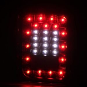 Jeep Wrangler (Jk) 07-18 Led Tail Lights Black - Image 3