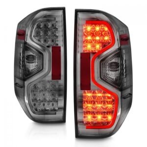 Toyota Tundra 14-21 Led Tail Lights Chrome Smoke Lens - Image 1