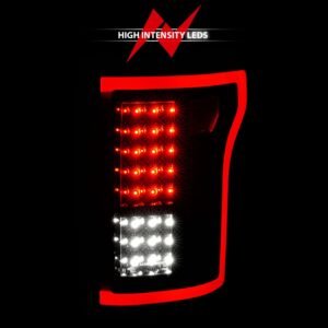 Ford F-150 15 -17 Full Led Tail Lights Black Clear Lens - Image 6