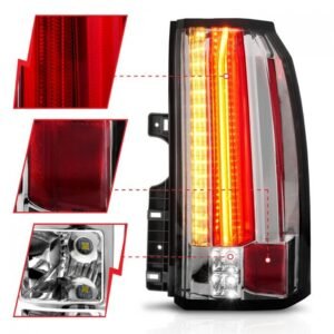 GMC Yukon/ Xl / Denali 15-19 LEd Tail Lights Chrome - Image 4