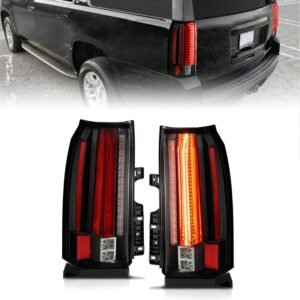 Chevy Tahoe/suburban 15-19 Led Tail Lights - Black - Image 1