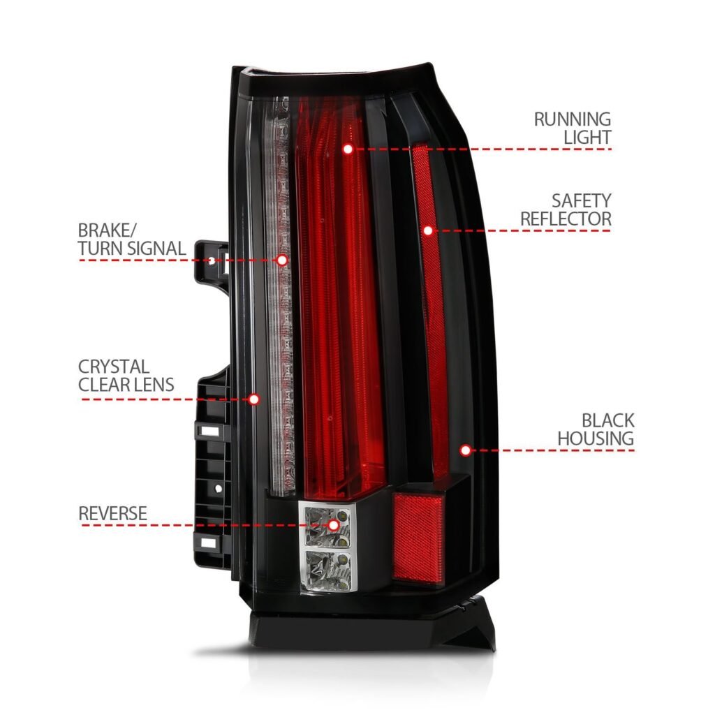 Chevy Tahoe/suburban 15-19 Led Tail Lights - Black