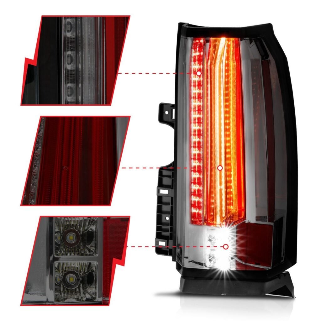 Chevy Tahoe/suburban 15-19 Led Tail Lights - Smoke
