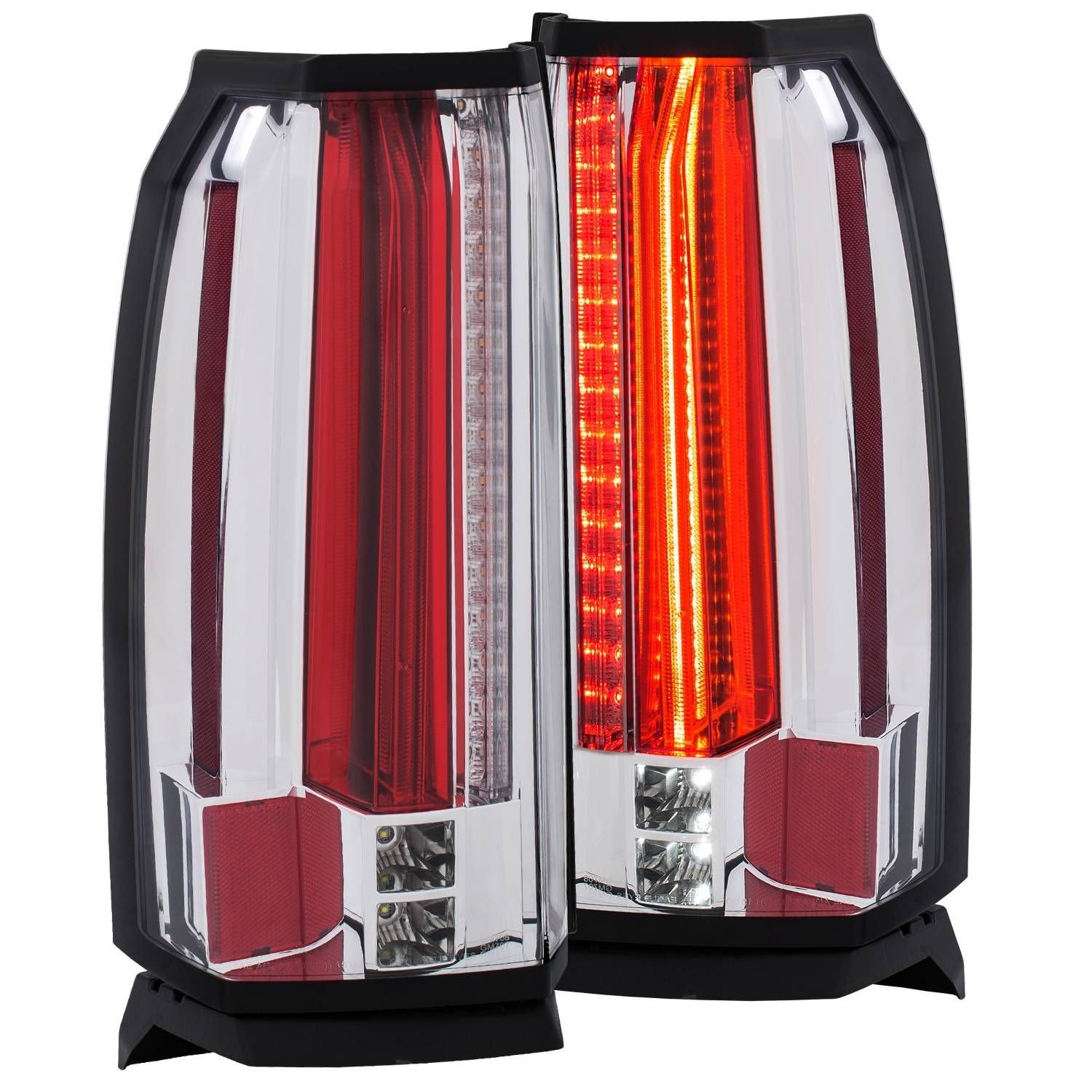 Chevy Tahoe/suburban 15-18 Led Tail Lights - Chrome - Image 2