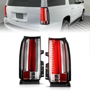 Chevy Tahoe/suburban 15-18 Led Tail Lights - Chrome - Image 1