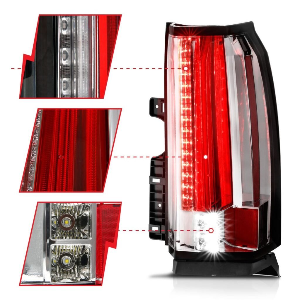 Chevy Tahoe/suburban 15-18 Led Tail Lights - Chrome