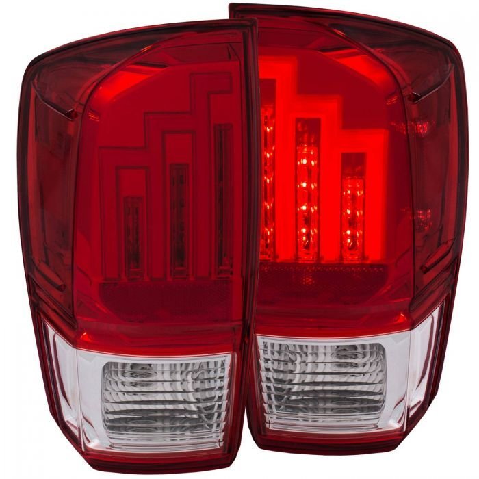 Toyota Tacoma 16-22 Led Tail Lights Red/clear