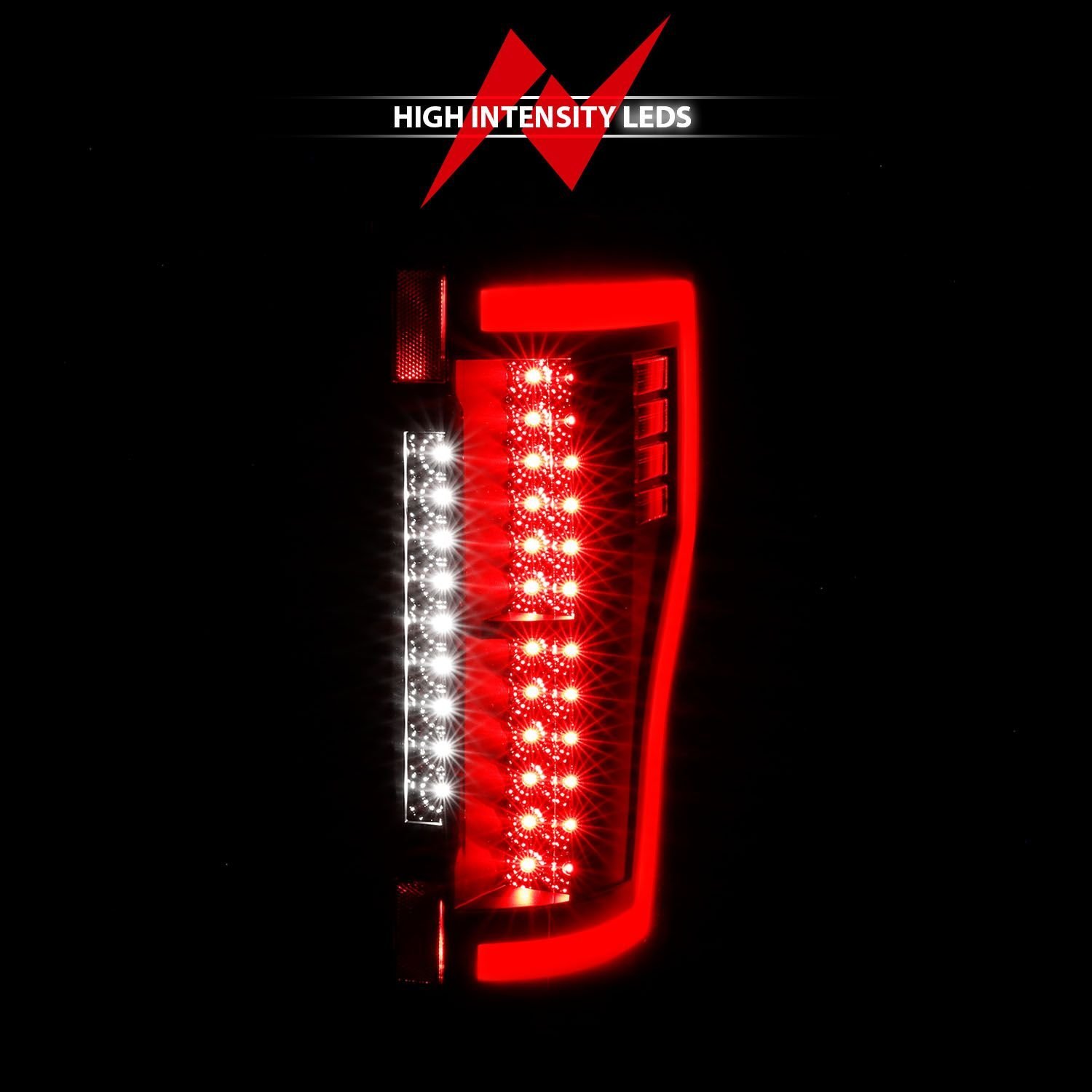 Ford F-250/350/450/550 Superduty 17-19 Led Tail Lights Black - Image 7