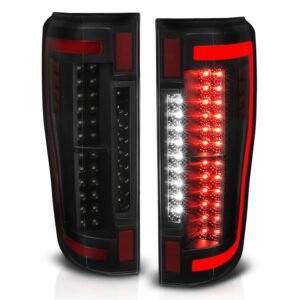 Ford F-250/350/450/550 Superduty 17-19 Led Tail Lights Smoke - Image 2