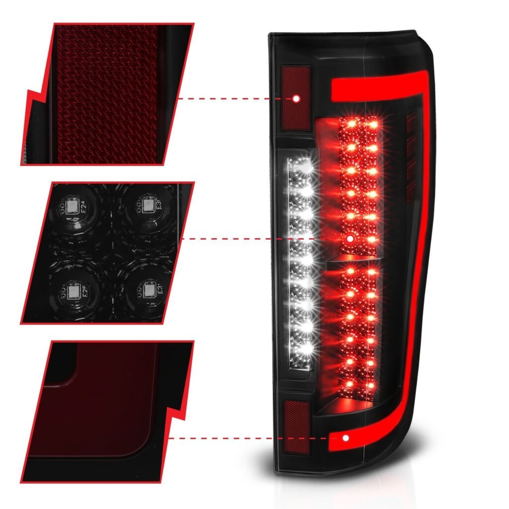 Ford F-250/350/450/550 Superduty 17-19 Led Tail Lights Smoke