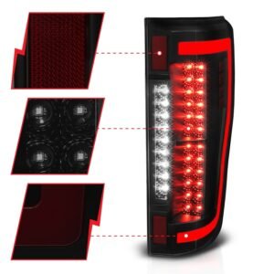 Ford F-250/350/450/550 Superduty 17-19 Led Tail Lights Smoke - Image 3