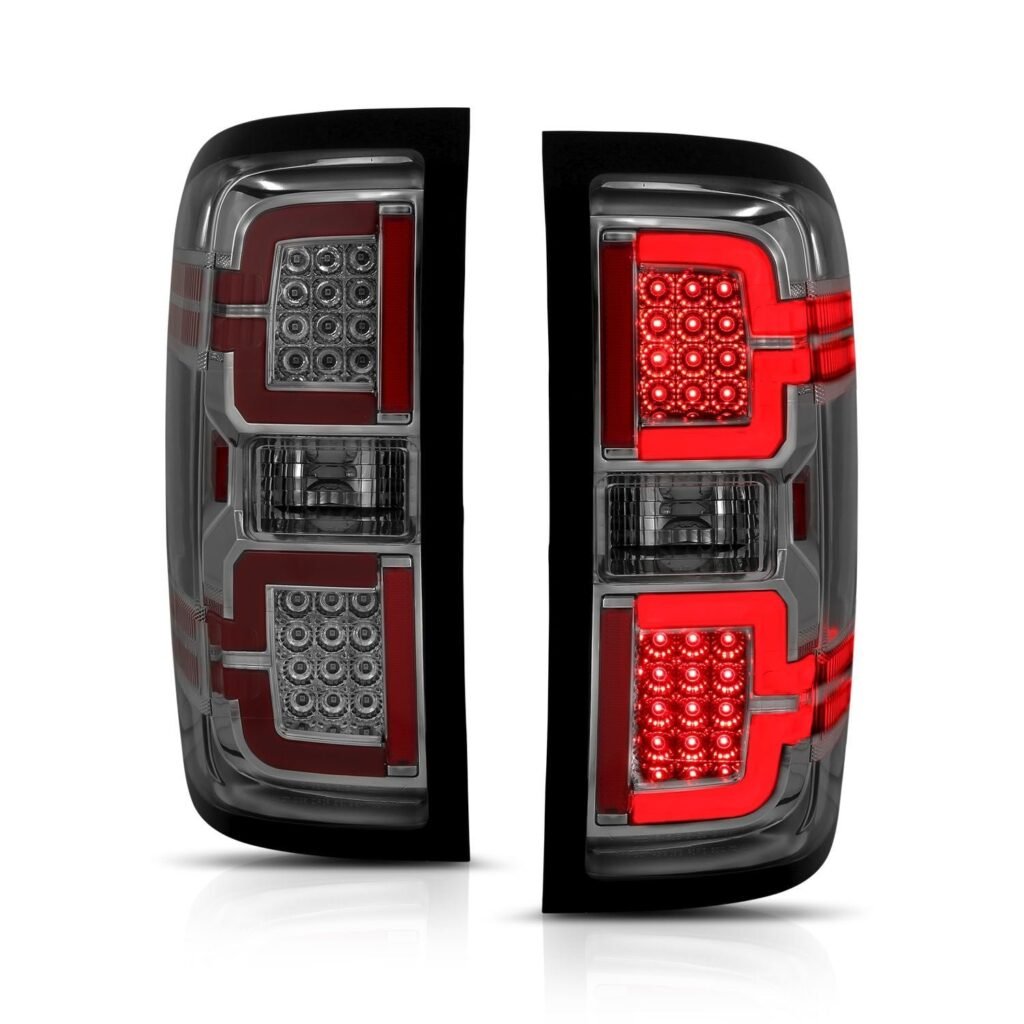 Chevy Silverado 14-18 1500 / 15-19 2500hd/3500hd / GMC Sierra 15-19 2500hd / 3500hd Led Tail Lights - Smoke Lens