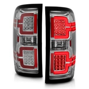 Chevy Silverado 14-18 1500/15-19 2500hd/3500hd/GMC Sierra 15-19 2500hd/3500hd Dually Led Tail Lights Chrome - Image 7