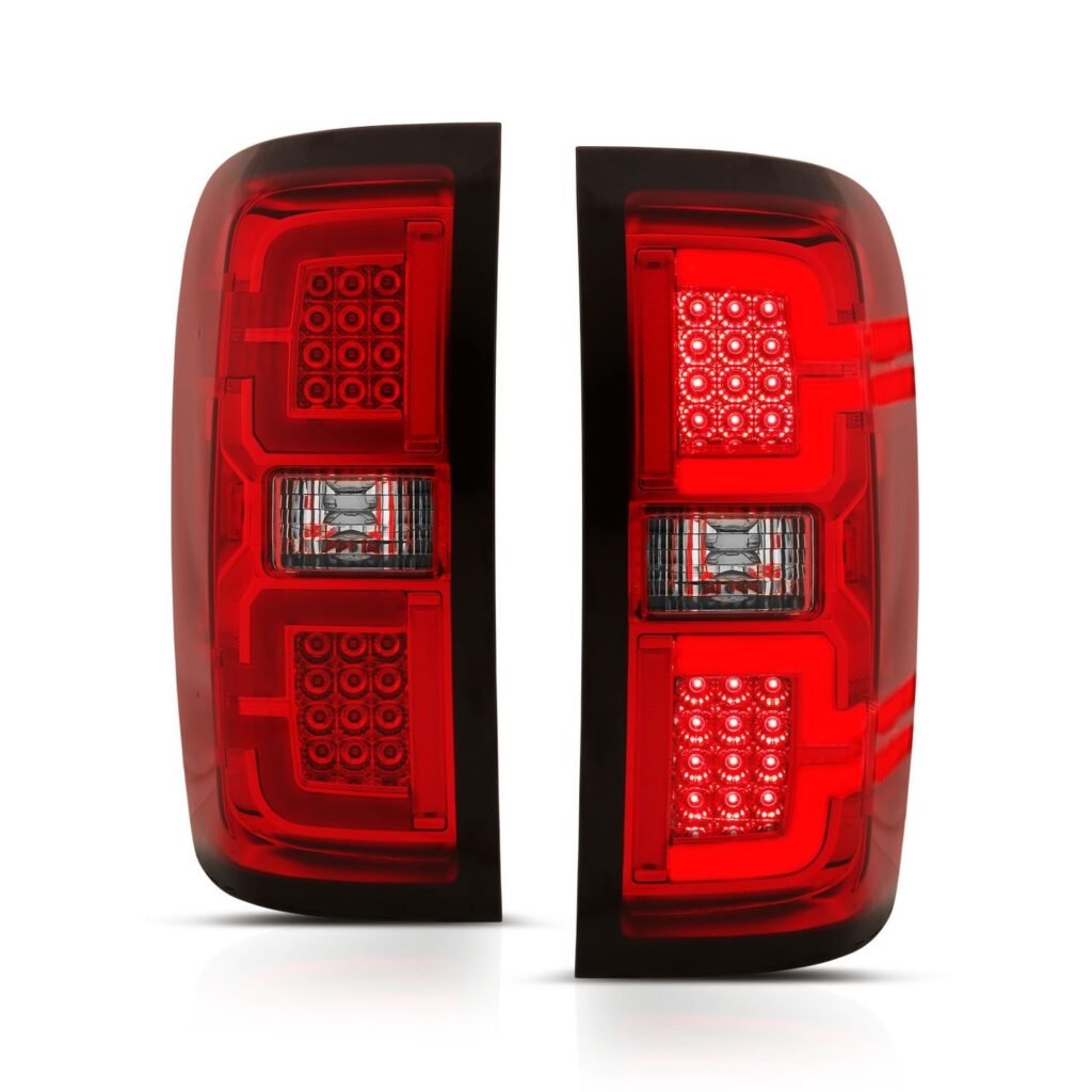Chevy Silverado 14-18 1500 / 15-19 2500hd/3500hd/ GMC Sierra 15-19 2500hd/3500hd Led Tail Lights - Red Lens