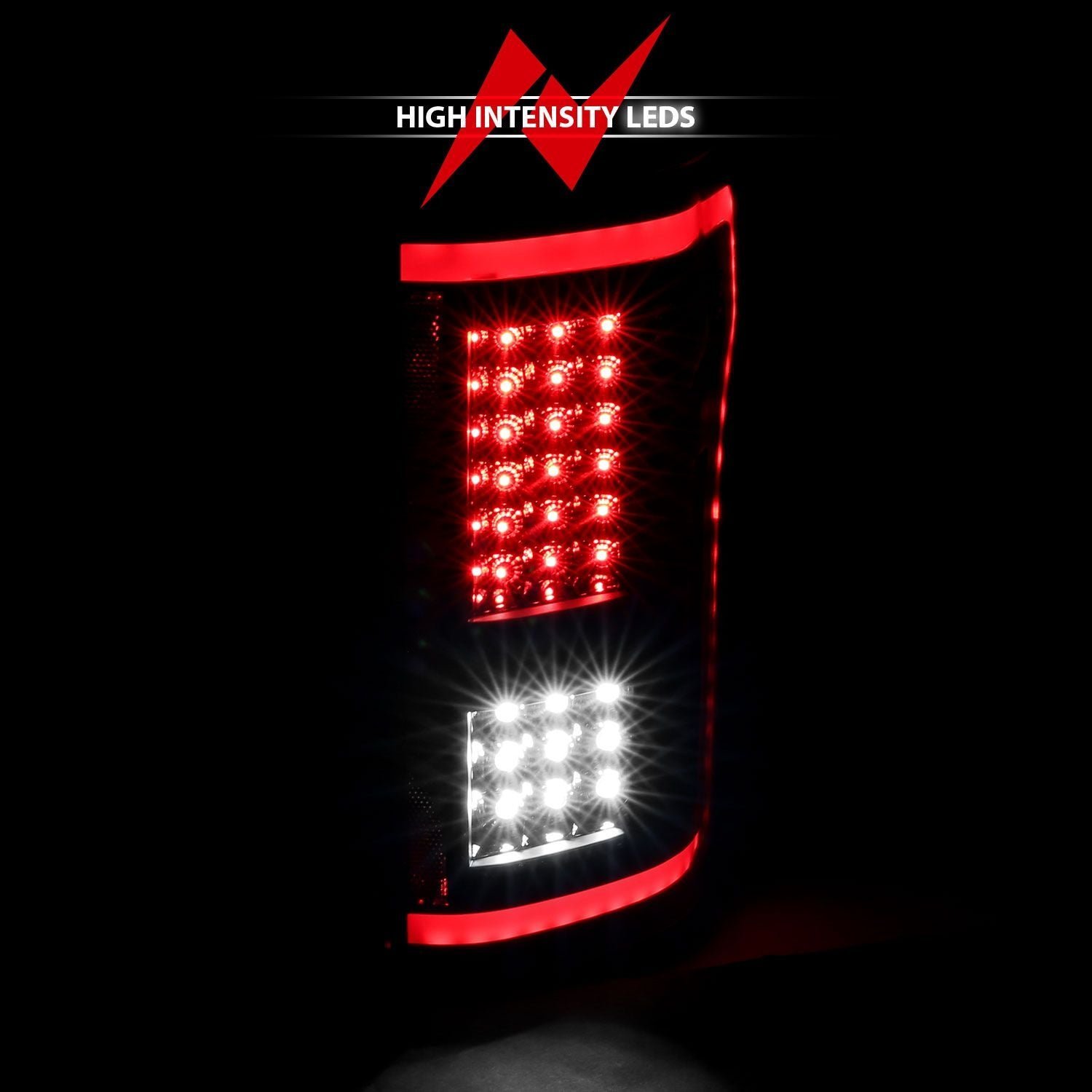 Ford F-150 15-17 Full Led Tail Lights Sequential Signal Black Clear - Image 7