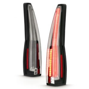 Cadillac Escalade 07-14 Led Tail Lights Red/Clear - Image 2