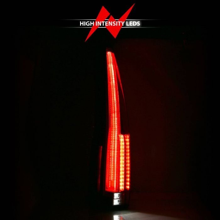 Cadillac Escalade 07-14 Led Tail Lights Red/Clear