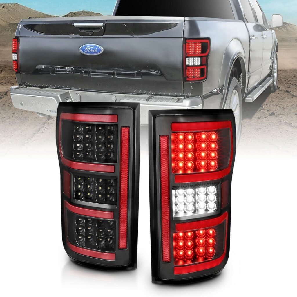 Ford F-150 18-20 Led Taillight Black (Red Light Bar) (W/ Sequential)