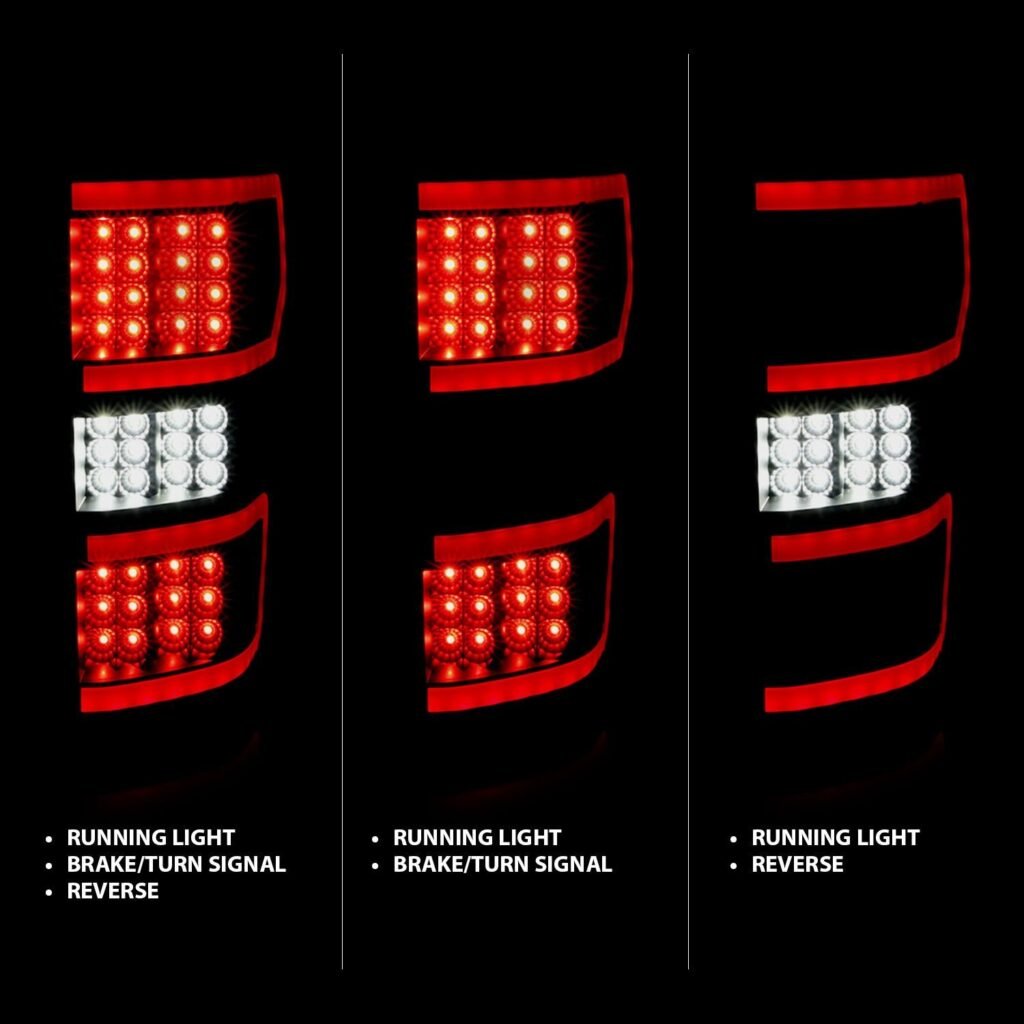 Ford F-150 18-20 Led Taillight Black (Red Light Bar) (W/ Sequential)
