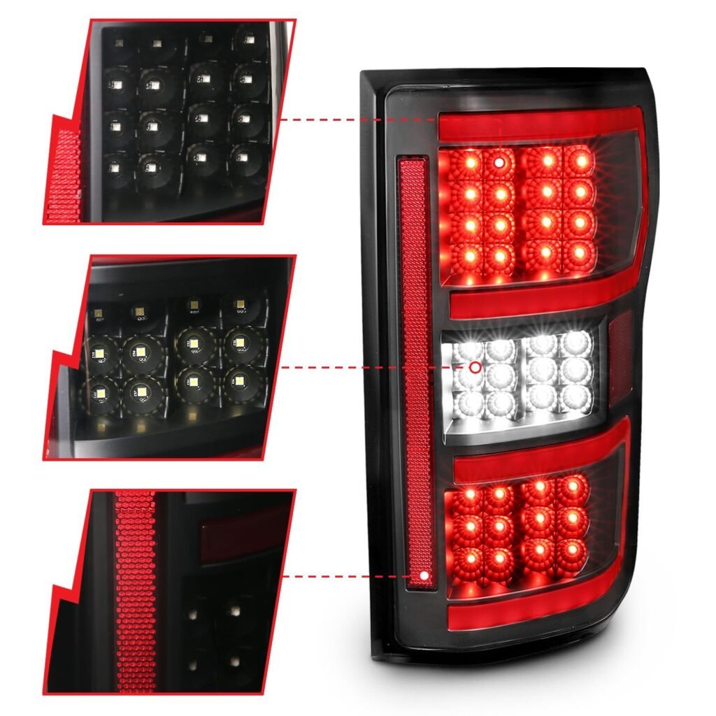 Ford F-150 18-20 Led Taillight Black (Red Light Bar) (W/ Sequential)