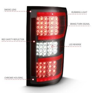 Ford F-150 18-20 Led Taillight Smoke (Red Light Bar) (W/ Sequential) - Image 4
