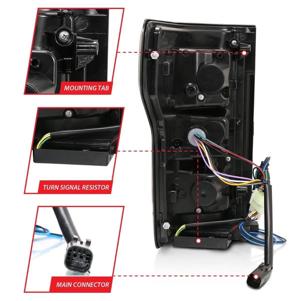 Ford F-150 18-20 Led Taillight Smoke (Red Light Bar) (W/ Sequential) - Image 5