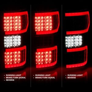 Ford F-150 18-20 Led Taillight Chrome (Red Light Bar) (W/ Sequential) - Image 2
