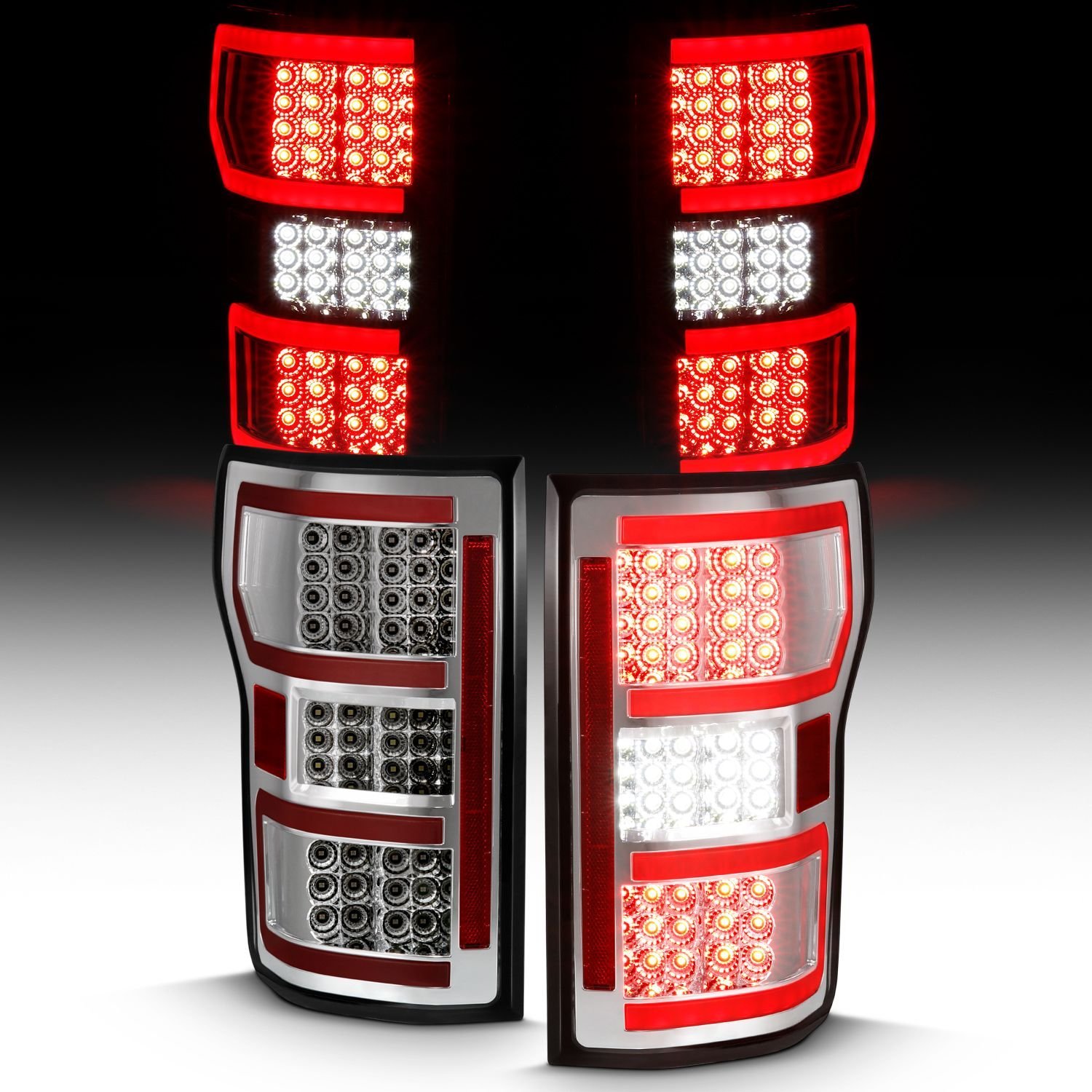 Ford F-150 18-20 Led Taillight Chrome (Red Light Bar) (W/ Sequential) - Image 7