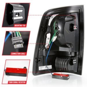 Dodge Ram 1500 09-18 / 2500 3500 10-18 Led Tail Lights Chrome Clear - Image 5