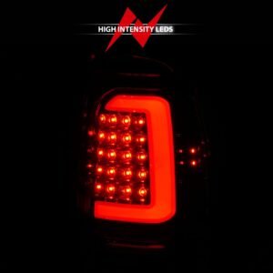 DODGE DAKOTA 97-04 LED LIGHT BAR TAIL LIGHTS CHROME RED LENS - Image 6