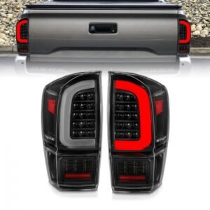 Toyota Tacoma 16-22 Full Led Tail Lights Black - Image 1