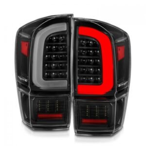 Toyota Tacoma 16-22 Full Led Tail Lights Black - Image 2
