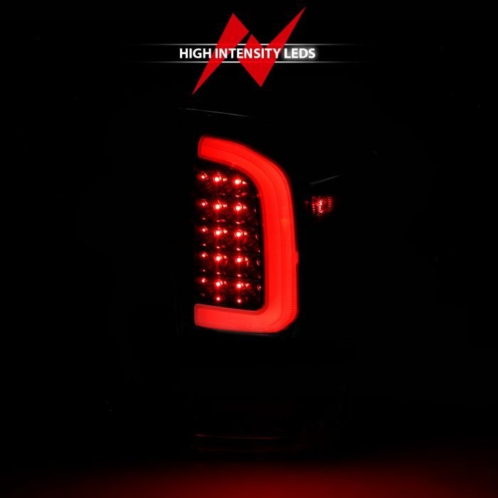 Toyota Tacoma 16-22 Full Led Tail Lights Black Housing Smoke Lens