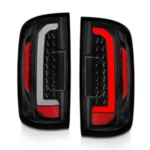 GMC Canyon 15-21 Full Led Tail Lights Black Housing Clear Lens - Image 5