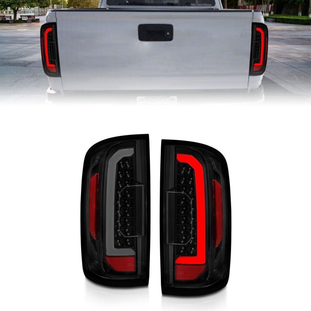 Gmc Canyon 15-21 Full Led Tail Lights Black Housing Smoke Lens