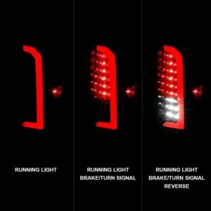 Gmc Canyon 15-21 Full Led Tail Lights Black Housing Smoke Lens - Image 2
