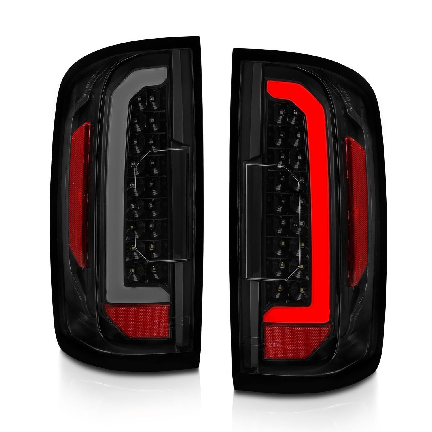 Gmc Canyon 15-21 Full Led Tail Lights Black Housing Smoke Lens - Image 6